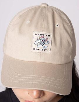 Gorra KAOTIKO CHECK OUTSIDE SNAPBACK - Stone