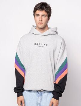 Sudadera Capucha KAOTIKO WALKER - Gray/Basil/Purple/Coral/