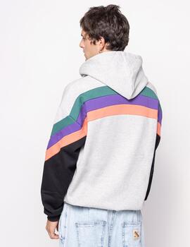 Sudadera Capucha KAOTIKO WALKER - Gray/Basil/Purple/Coral/