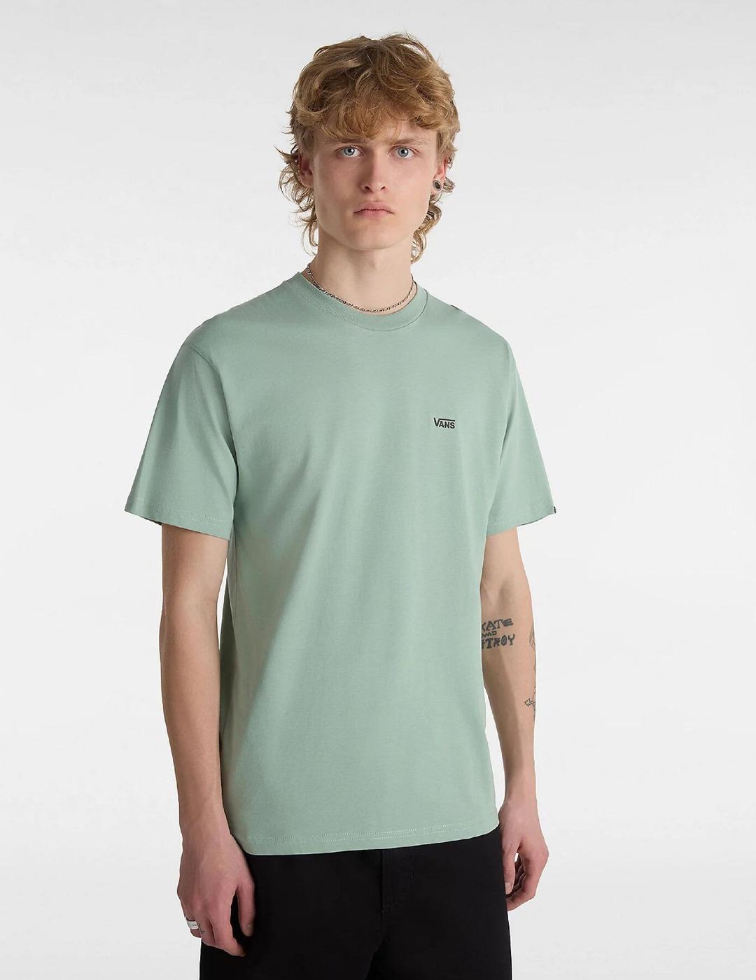 Camiseta VANS LEFT CHEST LOGO - Iceberg Green