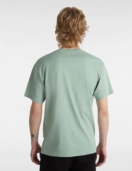 Camiseta VANS LEFT CHEST LOGO - Iceberg Green