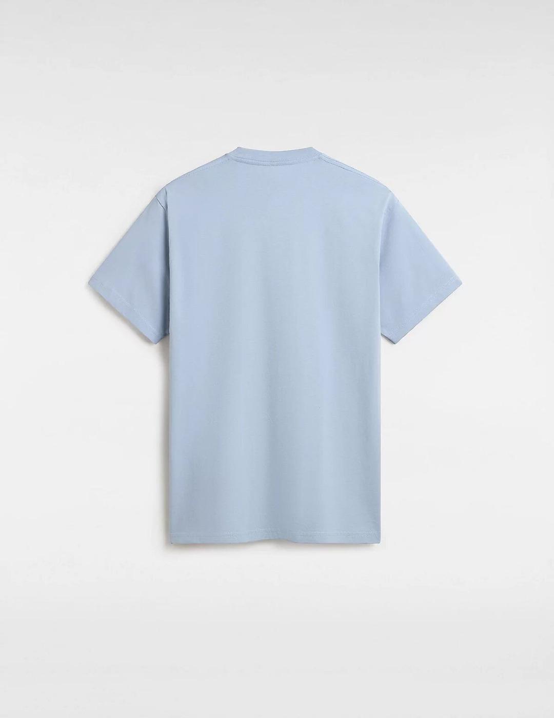Camiseta VANS LEFT CHEST LOGO - Dusty Blue