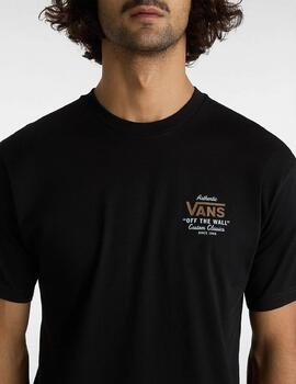 Camiseta VANS HOLDER ST CLASSIC - Black/Antelope