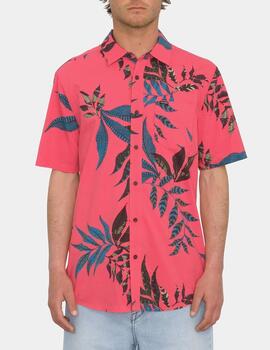 Camisa VOLCOM PARADISO FLORAL - Washed Ruby