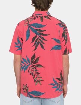 Camisa VOLCOM PARADISO FLORAL - Washed Ruby