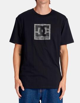 Camiseta DC SHOES SQUARE STAR FILL - Black/Greystone