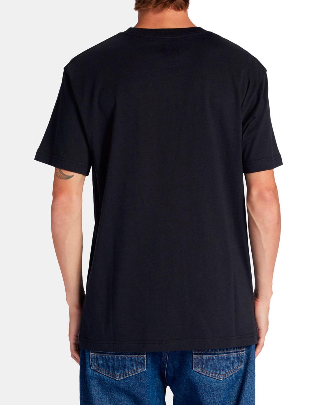 Camiseta DC SHOES SQUARE STAR FILL - Black/Greystone