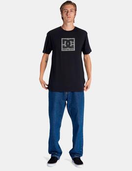 Camiseta DC SHOES SQUARE STAR FILL - Black/Greystone