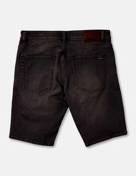 Bermuda VOLCOM SOLVER DENIM - Black Out