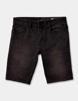 Bermuda VOLCOM SOLVER DENIM - Black Out