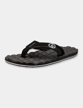 Chanclas VOLCOM RECLINER - Black White