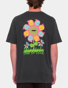 Camiseta VOLCOM FLOWER BUDZ - Stealth