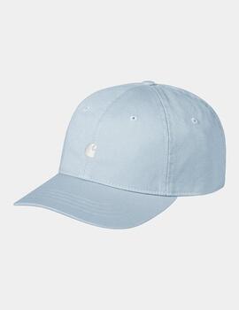 Gorra CARHARTT MADISON LOGO - Frosted Blue / White