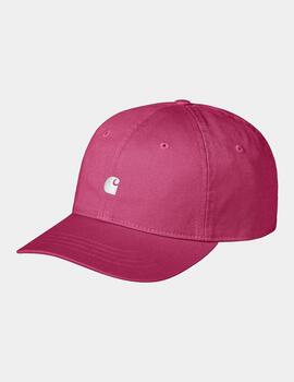 Gorra CARHARTT MADISON LOGO - Magenta / White