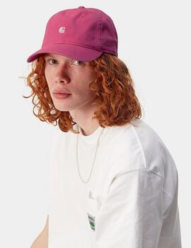 Gorra CARHARTT WIP MADISON LOGO - Magenta / White