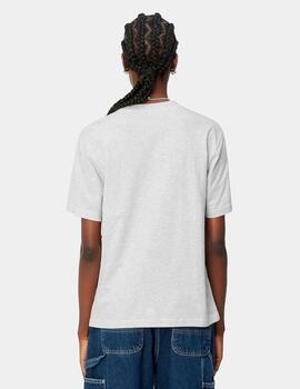 Camiseta CARHARTT W' CASEY - Ash Heather / Silver