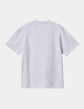 Camiseta CARHARTT W' CASEY - Ash Heather / Silver