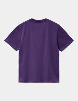 Camiseta CARHARTT W' POCKET- Tyrian