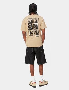 Camiseta CARHARTT CONTACT SHEET - Sable