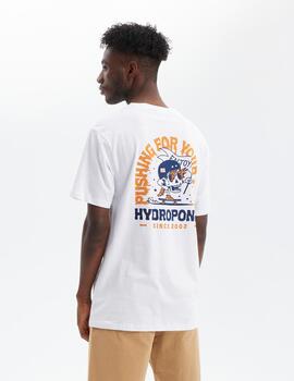 Camiseta HYDROPONIC PUSHING - White