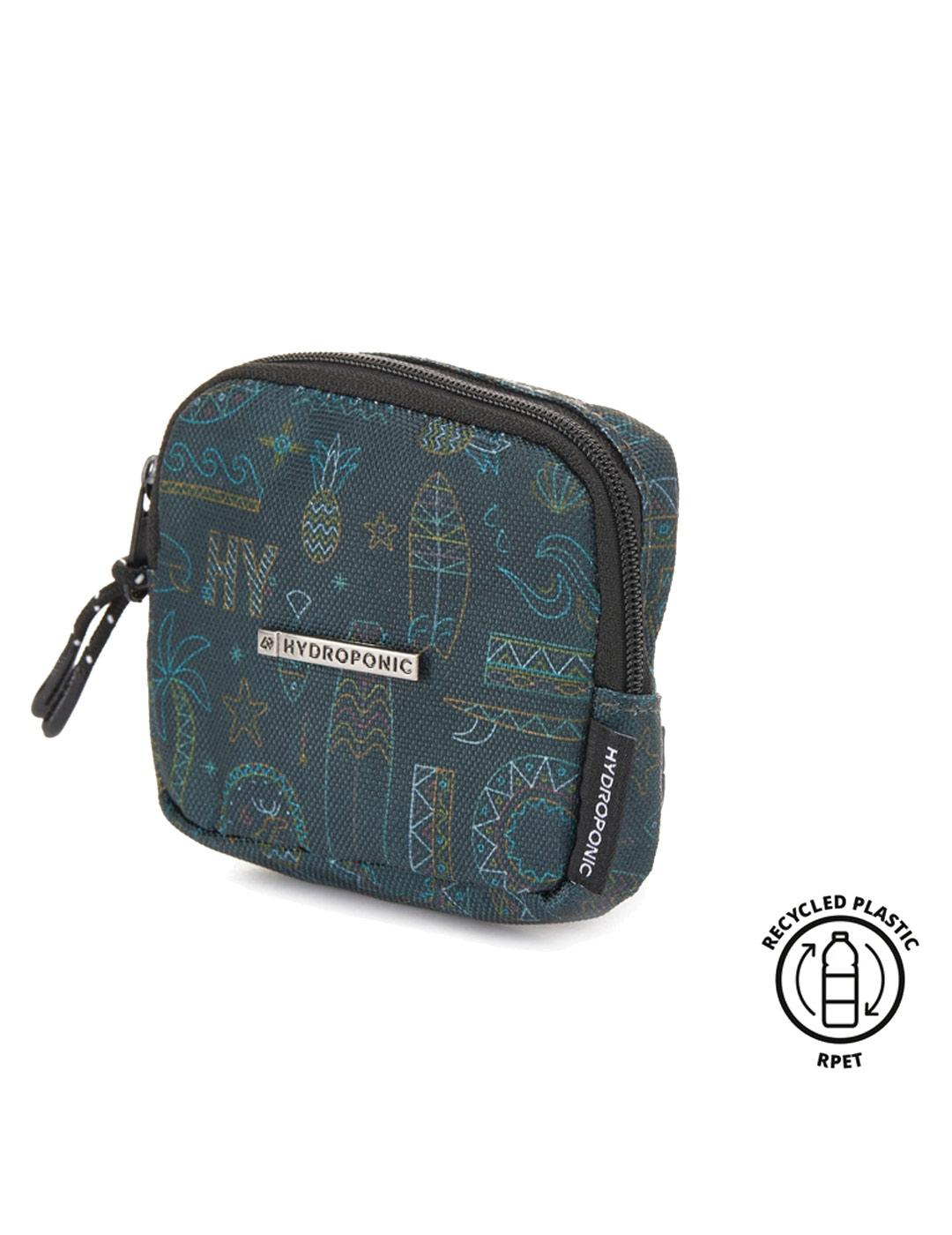 Monedero HYDROPONIC BG PURSE - Charcoal Tribal