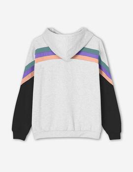 Sudadera Capucha KAOTIKO WALKER - Gray/Basil/Purple/Coral/