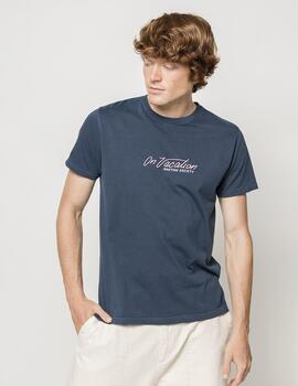 Camiseta KAOTIKO WASHED ON VACATION - Navy