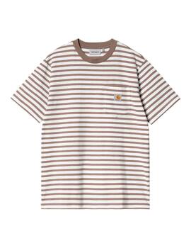 Camiseta CARHARTT SEIDLER POCKET - Branch /White