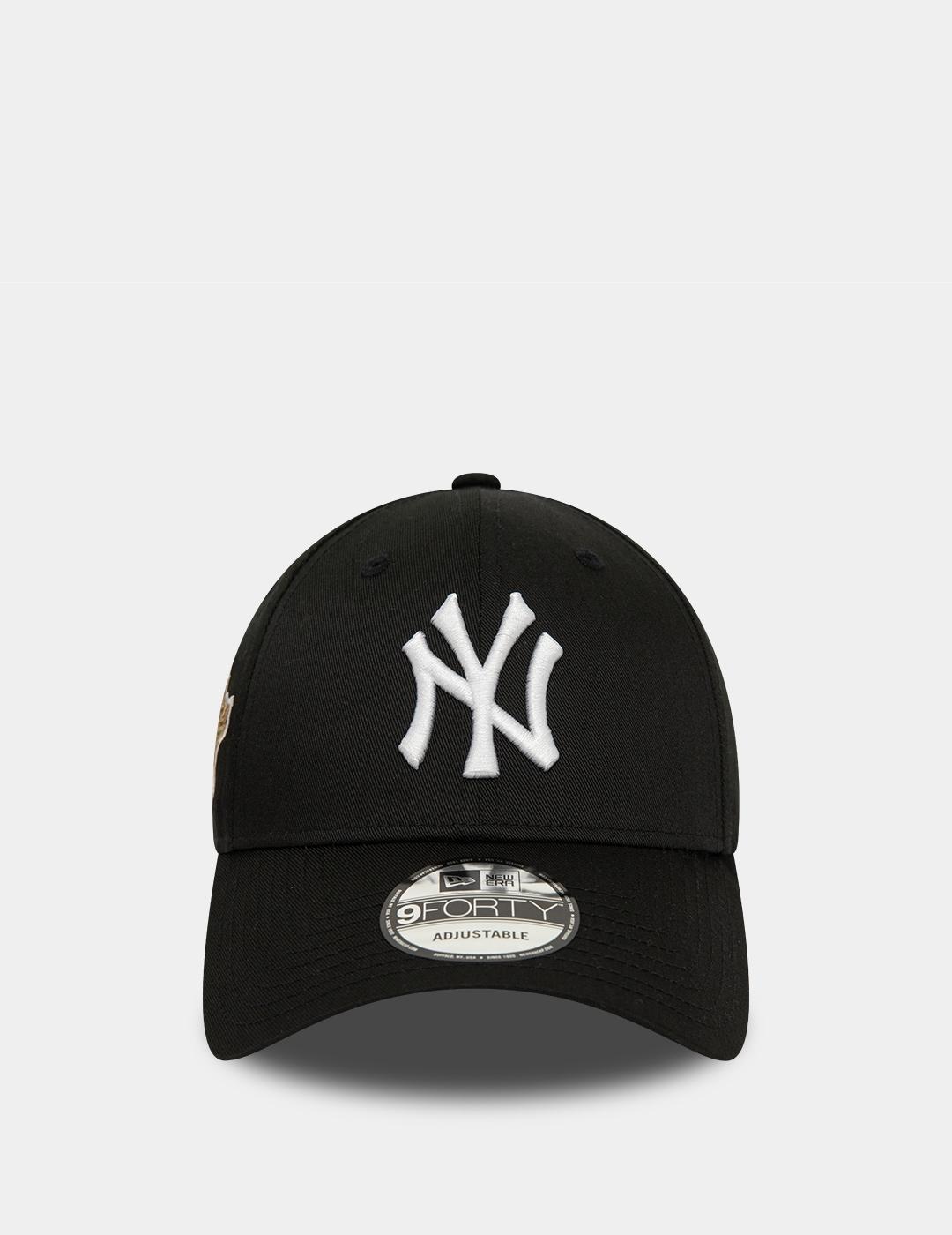 Gorra NEW ERA 940 PATCH NY YANKEES - Black/Kelly Green