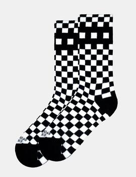 Calcetines AMERICAN SOCK MID HIGH - Checkerboard Black/White