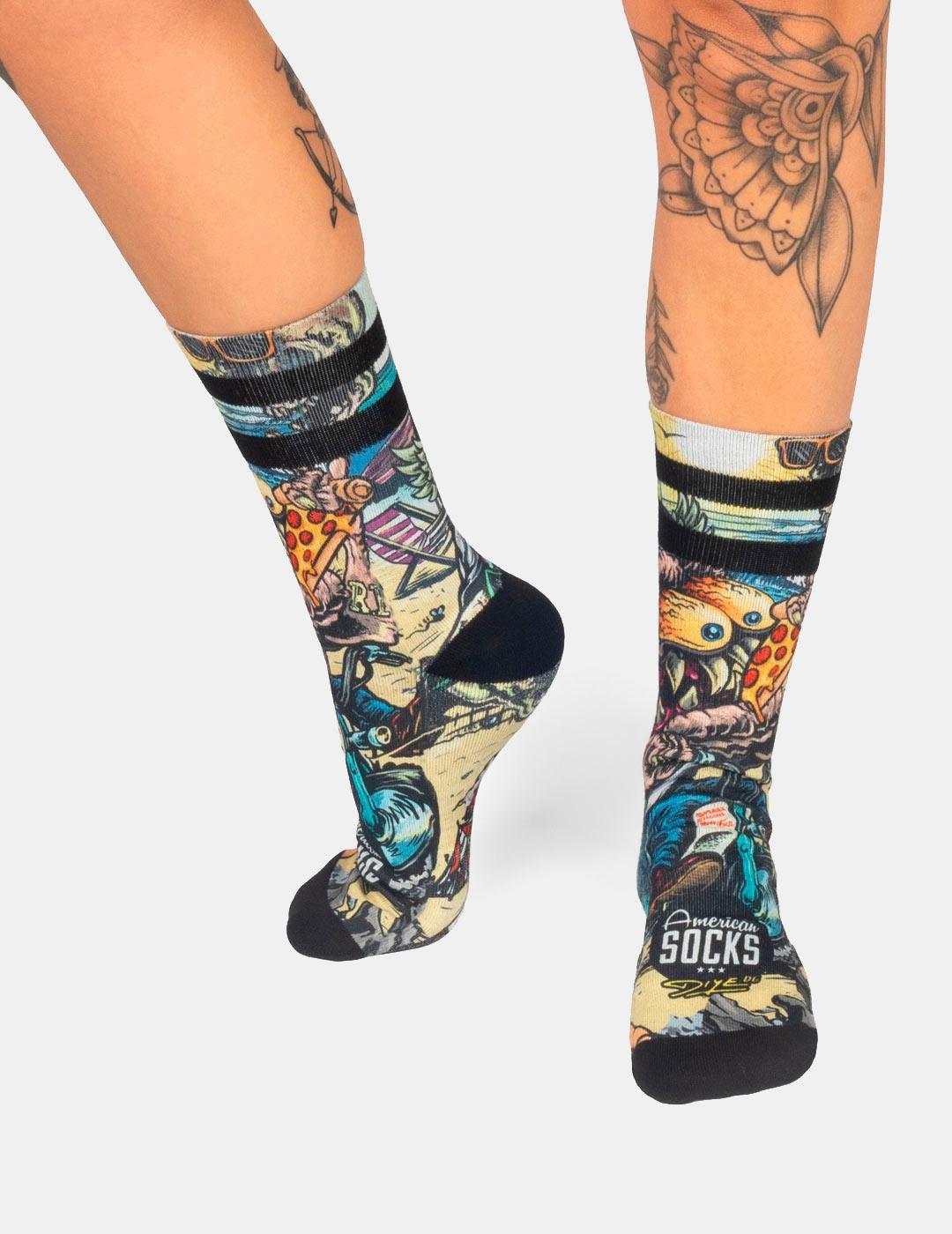 Calcetines AMERICAN SOCKS MID HIGH - Bike Monster