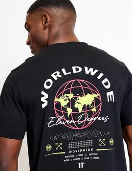 Camiseta 11º WORLDWIDE GRAPHIC- Black