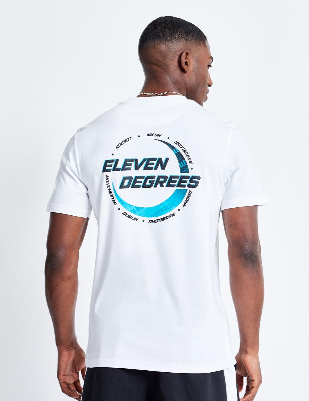 Camiseta 11º CITY CIRCLE GRAPHIC - White / Kingfisher