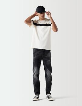 Camiseta 11º TRIPLE PANEL - Stone / Black / Coco