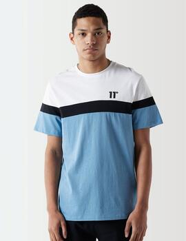 Camiseta 11º TRIPLE PANEL -  Shadow Blue / White