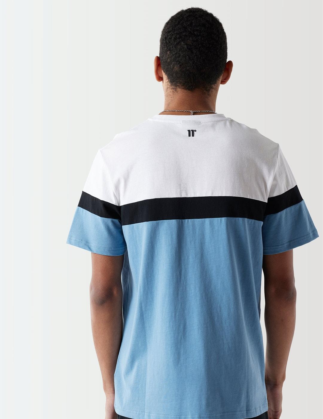 Camiseta 11º TRIPLE PANEL -  Shadow Blue / White