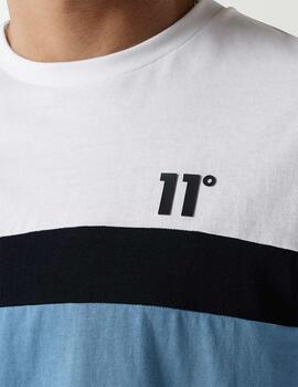 Camiseta 11º TRIPLE PANEL -  Shadow Blue / White