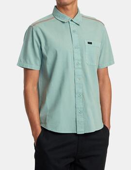 Camisa RVCA PTC WOVEN II - Granite Green