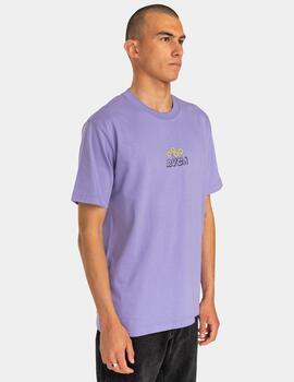 Camiseta RVCA GARDENER - Lavender Fog