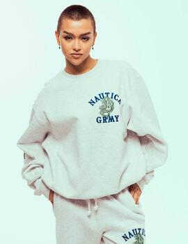 Sudadera Crew GRIMEY MIGHTY HARMONIST NAUTICA - Sport Grey
