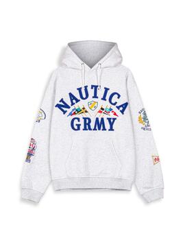 Sudadera Cap. GRIMEY MIGHTY HARMONIST NAUTICA -  Sport Grey