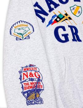 Sudadera Cap. GRIMEY MIGHTY HARMONIST NAUTICA -  Sport Grey
