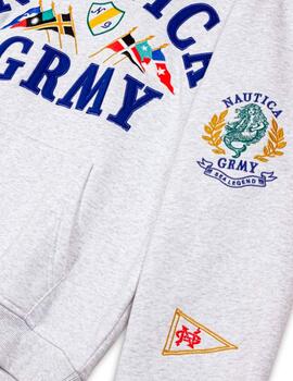 Sudadera Cap. GRIMEY MIGHTY HARMONIST NAUTICA -  Sport Grey