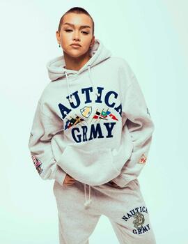 Sudadera Cap. GRIMEY MIGHTY HARMONIST NAUTICA -  Sport Grey