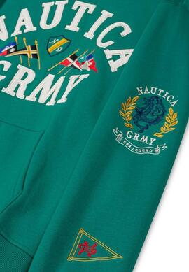 Sudadera Cap. GRIMEY MIGHTY HARMONIST NAUTICA - Green