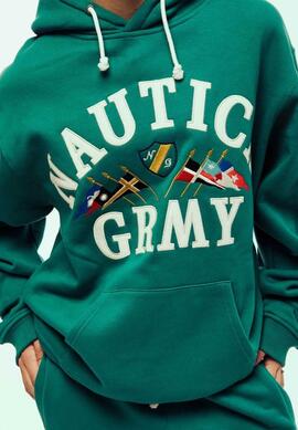 Sudadera Cap. GRIMEY MIGHTY HARMONIST NAUTICA - Green