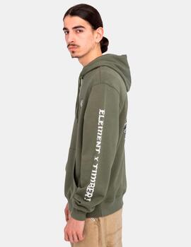 Sudadera Capucha ELEMENT TIMBER JESTER - Beetle