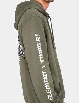 Sudadera Capucha ELEMENT TIMBER JESTER - Beetle