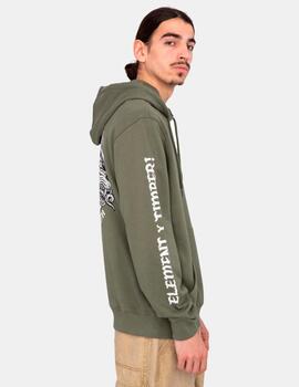 Sudadera Capucha ELEMENT TIMBER JESTER - Beetle