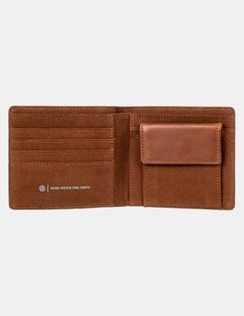 Cartera ELEMENT STRAPPER LEATHER - Brown